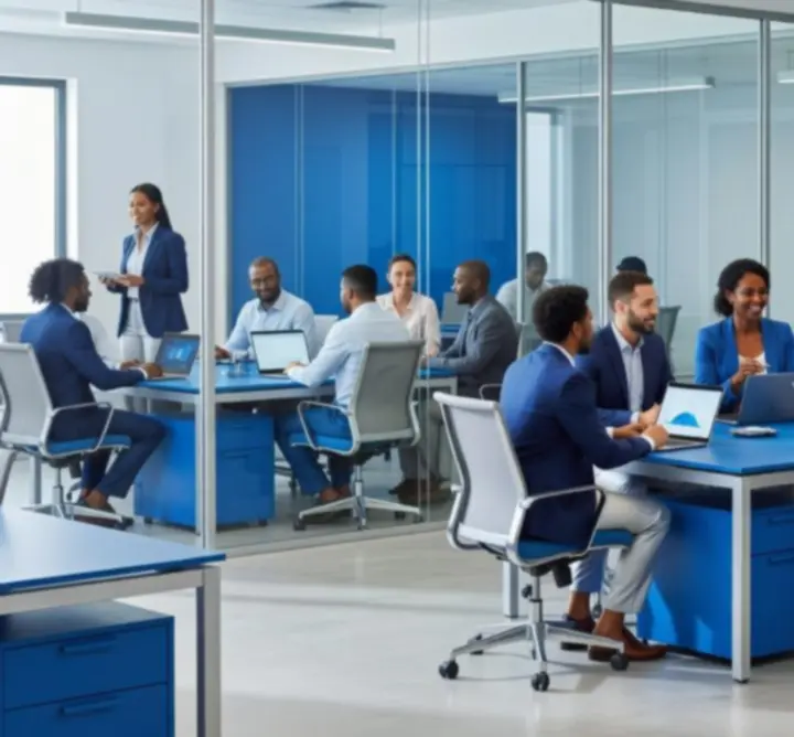 Modern office environment at CIBERTS LTD